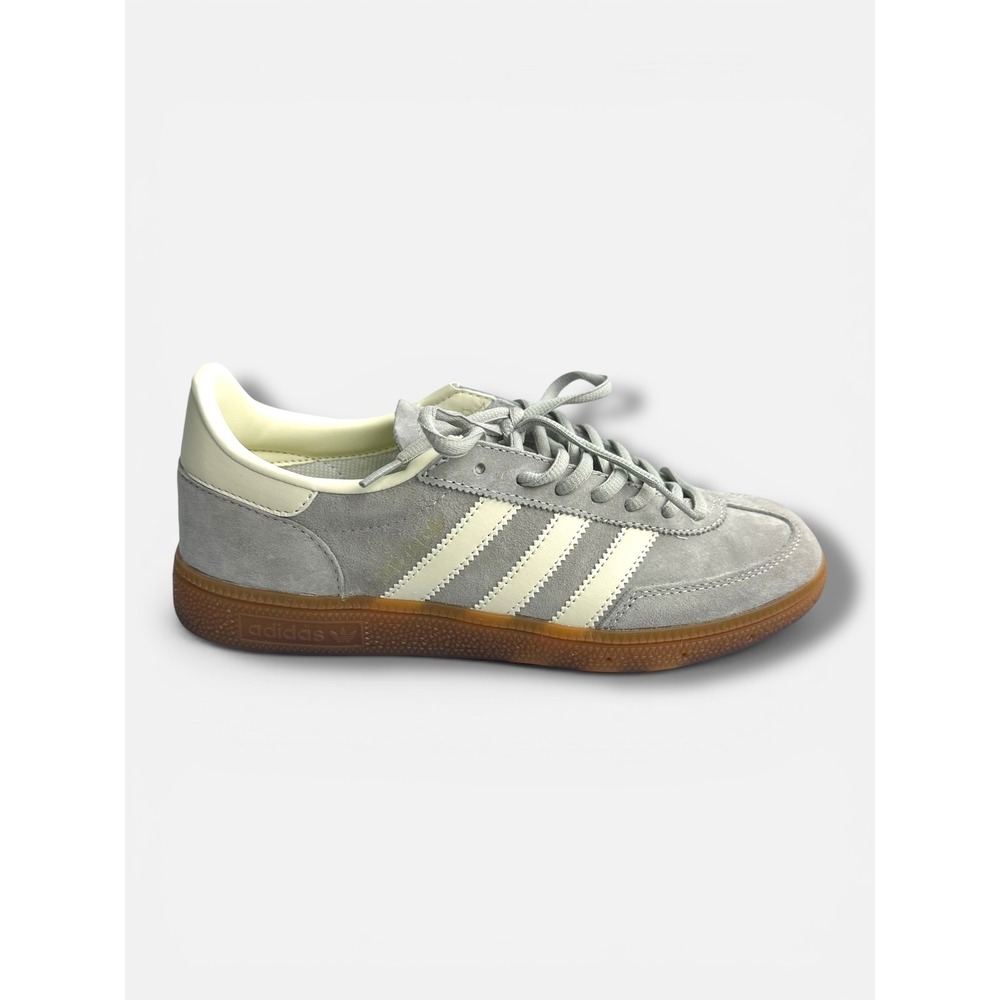 Adidas Handball Spezial Grey Off White Gum Suede Sneakers Mens 7 Womens 8‎